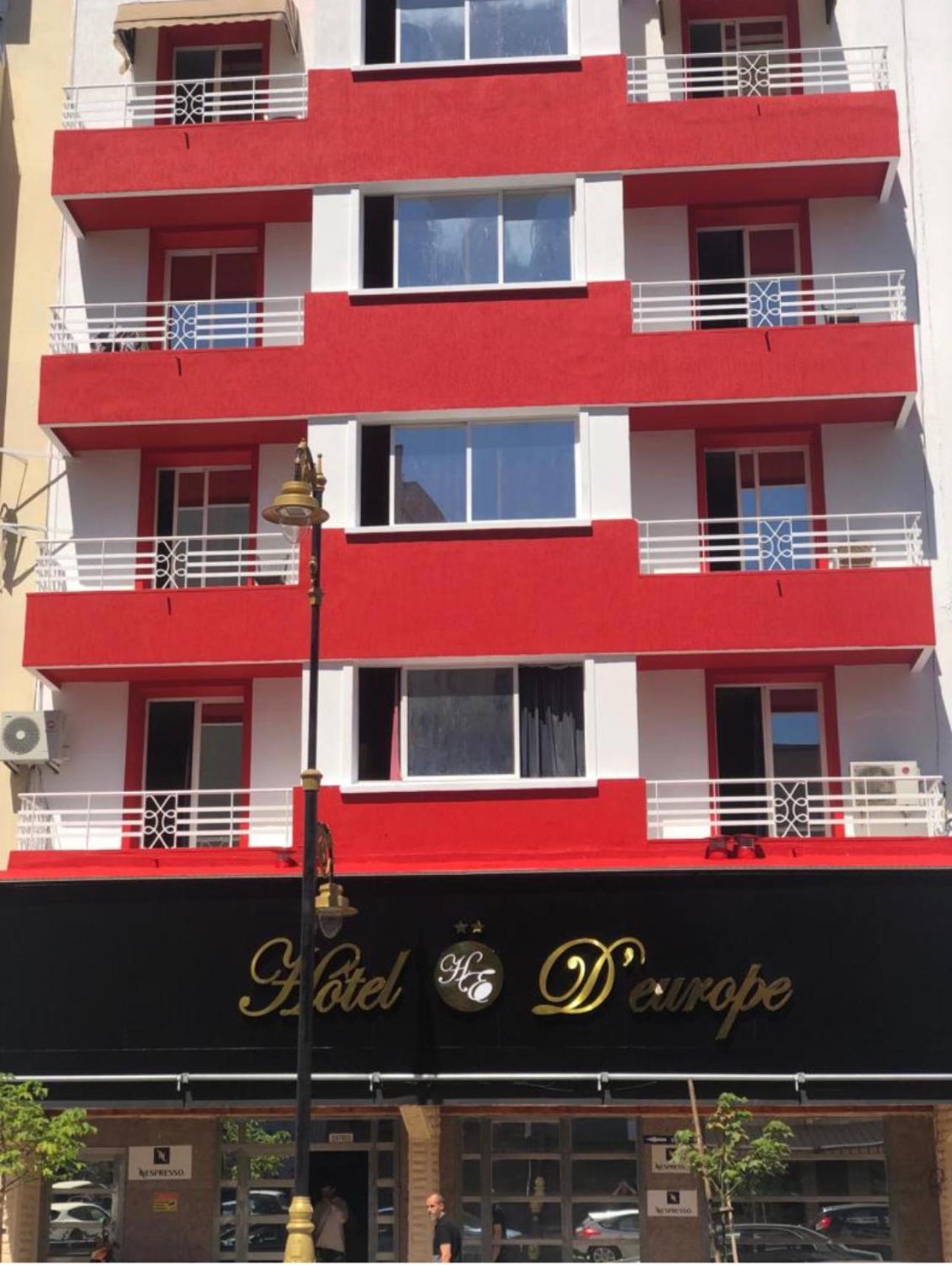 Hotel D'Europe Centre Ville Кенитра Экстерьер фото